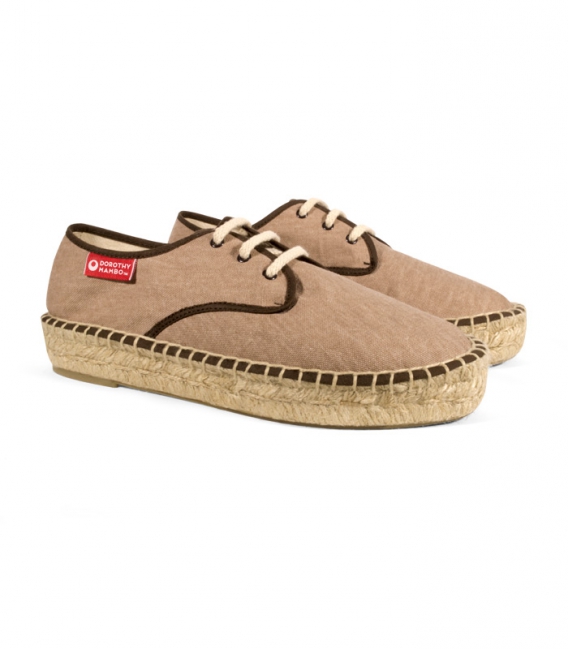 Esparto blucher sandals, jute espadrilles for woman