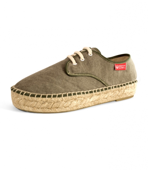 Jute blucher sandals, esparto espadrilles for woman