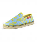 Printed jute moccasin espadrilles for men BANANAS