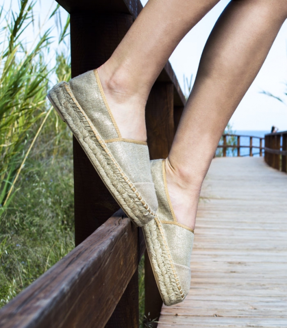 Double esparto platform sole camping espadrilles for woman online