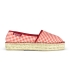 Handmade esparto platform sole printed camping Espadrilles for women