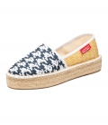 Jute platform espadrilles for women MARINE CLOUDS